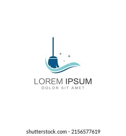 Cleaning logo, cleaning protection logo and house cleaning logo. With vector design concept.