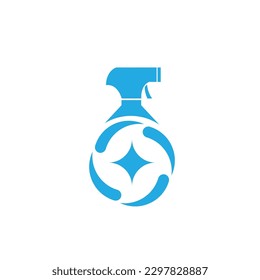 servicio de limpieza de logotipo servicio lavado de agua