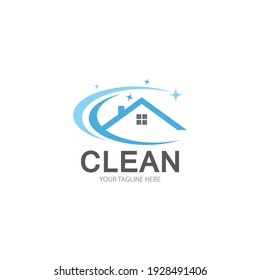 Cleaning logo and symbol illustration vector template