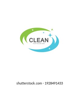 Cleaning logo and symbol illustration vector template