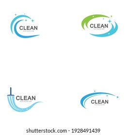 Cleaning logo and symbol illustration vector template