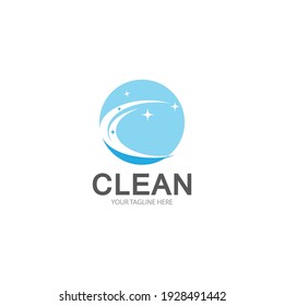 Cleaning logo and symbol illustration vector template
