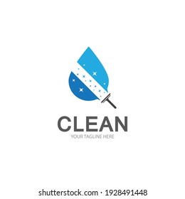 Cleaning logo and symbol illustration vector template