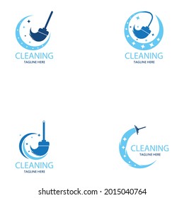 Cleaning logo and symbol illustration vector template