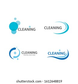 Cleaning logo and symbol ilustration vector template