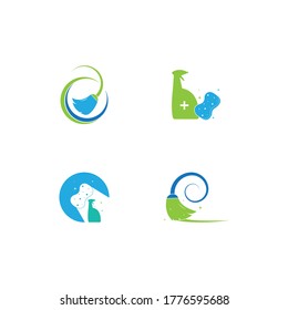 
Cleaning logo and symbol ilustration vector template
