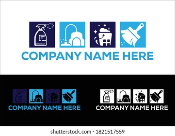 Cleaning logo and symbol ilustration vector