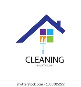 Cleaning logo and symbol ilustration vector template