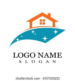 Cleaning logo and symbol ilustration vector template