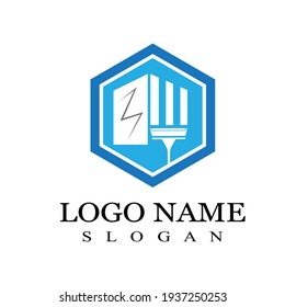 Cleaning logo and symbol ilustration vector template