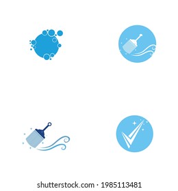 Cleaning logo and symbol ilustration vector template