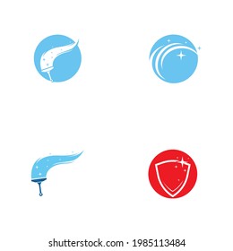 Cleaning logo and symbol ilustration vector template