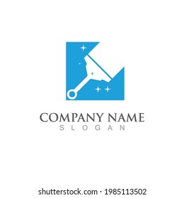 Cleaning logo and symbol ilustration vector template