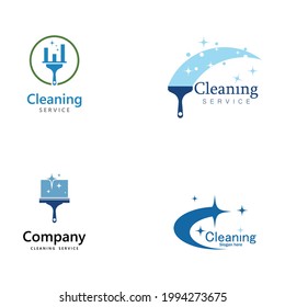 Cleaning logo and symbol ilustration vector template