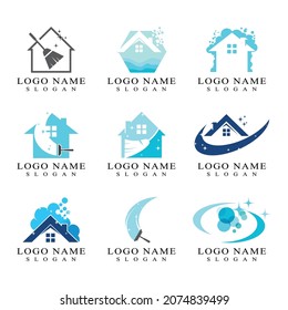 Cleaning logo and symbol ilustration vector template