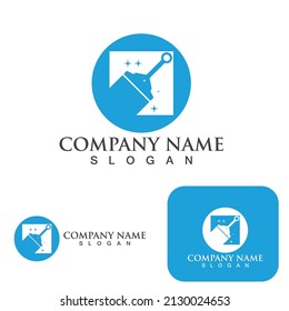 Cleaning logo and symbol ilustration vector template