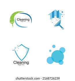 Cleaning logo and symbol ilustration vector template