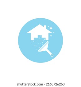 Plantilla vectorial de ilustraciones de símbolos y logotipo de limpieza