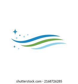 Cleaning logo and symbol ilustration vector template