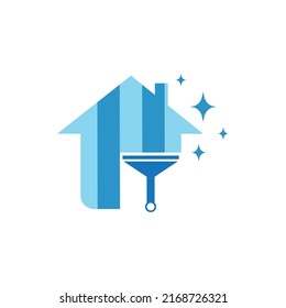 Plantilla vectorial de ilustraciones de símbolos y logotipo de limpieza
