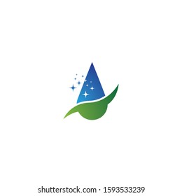 Cleaning logo template vector icon design