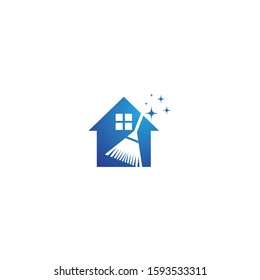 Cleaning logo template vector icon design