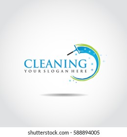 Cleaning Logo template. Vector Illustration Eps.10