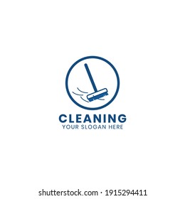 Reinigen der Logo-Vorlage vektor, minimale Reinigung Logo vektor
