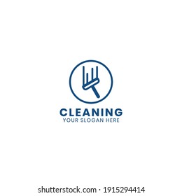 Reinigen der Logo-Vorlage vektor, minimale Reinigung Logo vektor