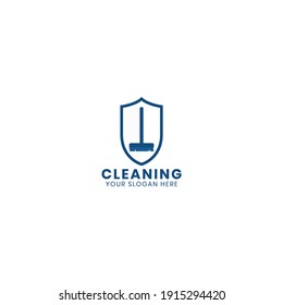 Reinigen der Logo-Vorlage vektor, minimale Reinigung Logo vektor