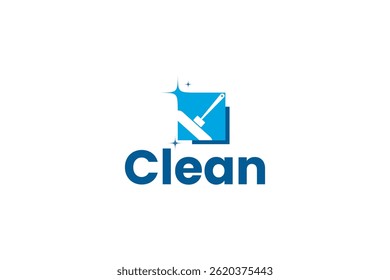 Cleaning logo vector icon illustration