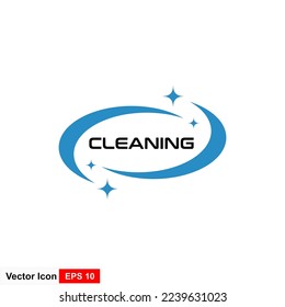 Cleaning Logo. vector illustration. nature symbol