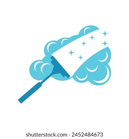 Cleaning logo vector template symbol design
