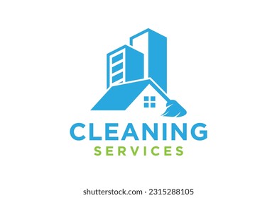 Cleaning logo vector template. This logo suitable for business