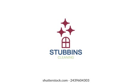 Cleaning logo vector template. This logo suitable