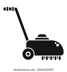 Cleaning machine icon representing cleaning service and equipment, perfect for websites and apps