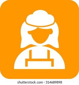 Cleaning, maid, service icon vector image. Can also be used for professionals. Suitable for web apps, mobile apps and print media.