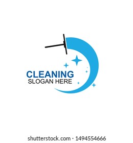 Cleaning And Maintenance Logo Template. cleaning apartments and offices.