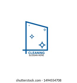 Cleaning And Maintenance Logo Template. cleaning apartments and offices.