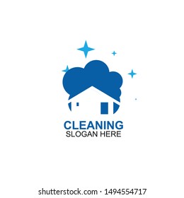 Cleaning And Maintenance Logo Template. cleaning apartments and offices.