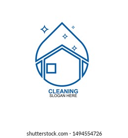 Cleaning And Maintenance Logo Template. cleaning apartments and offices.