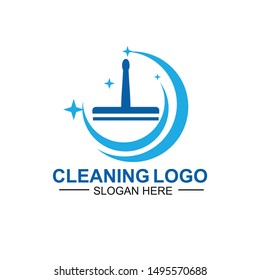 Cleaning And Maintenance Logo Template. cleaning apartments and offices.