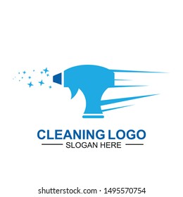 Cleaning And Maintenance Logo Template. cleaning apartments and offices.