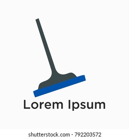 Cleaning And Maintenance Logo Template, Cleaning icon. Single high quality outline symbol for web design or mobile app. Thin line sign for design logo. Black outline pictogram on white background