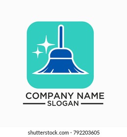 Cleaning And Maintenance Logo Template, Cleaning icon. Single high quality outline symbol for web design or mobile app. Thin line sign for design logo. Black outline pictogram on white background