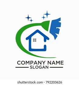 Cleaning Service Logo Stock Vector (Royalty Free) 1320514592 | Shutterstock