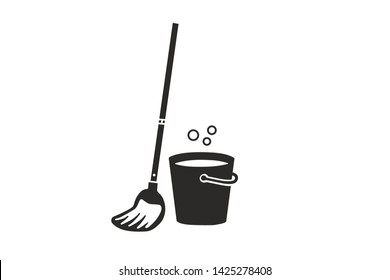 cleaning mop icon cleaning icon 