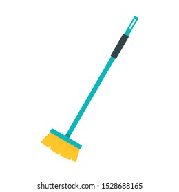 Cleaning mop icon. Flat illustration of cleaning mop vector icon for web design