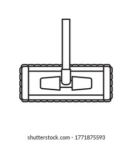icono de mop de limpieza - ilustración vectorial
