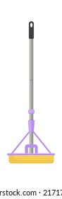 Cleaning mop icon. Vector illustration